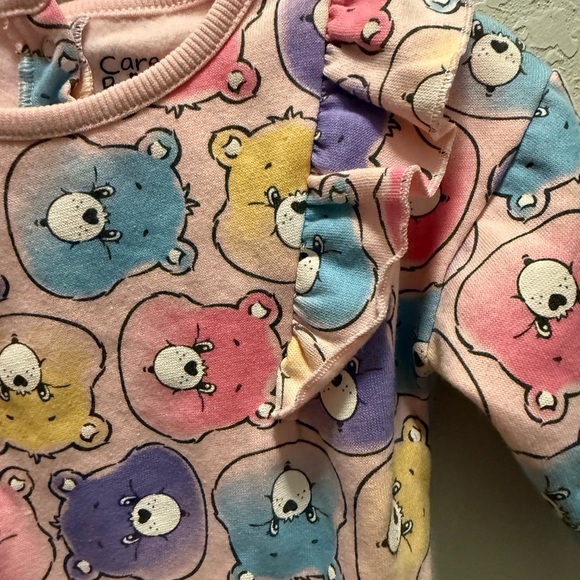 Care Bears Baby Sweat Shirt with Ruffles Size 3/6 Months - Picture 1 of 4